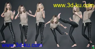 3D打印模型All Sweet Poses 4th Youth Collection的图片