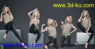 All Sweet Poses 4th Youth Collection模型的图片21