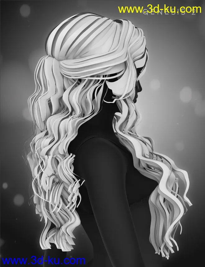 Allessa Hair模型的图片10
