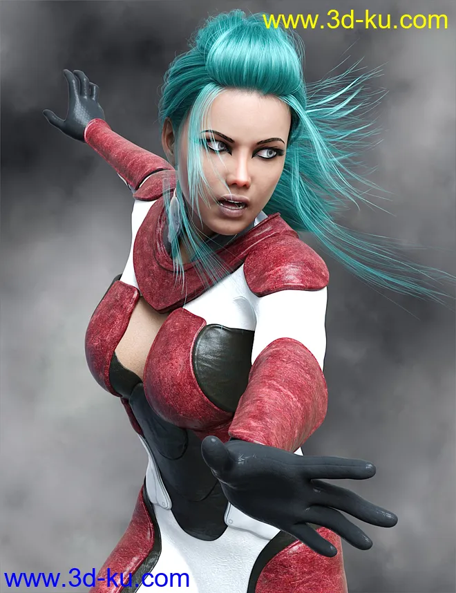 Althaea for Genesis 8 Female模型的图片1