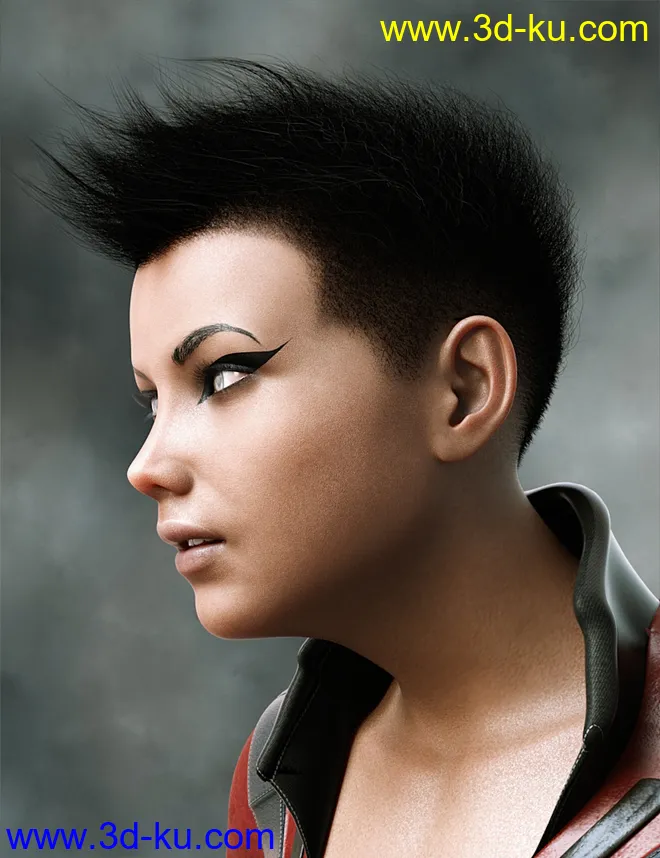 Althaea for Genesis 8 Female模型的图片2