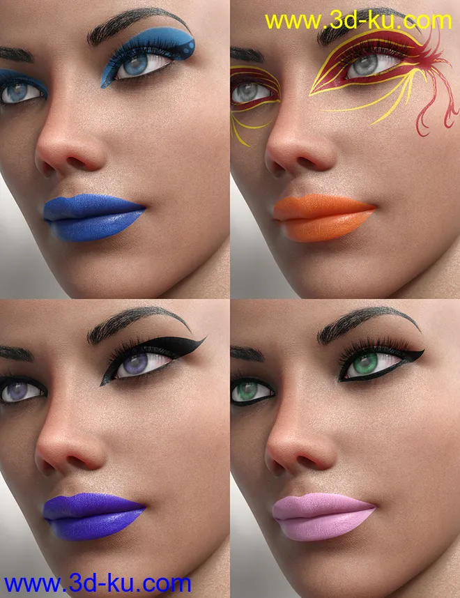 Althaea for Genesis 8 Female模型的图片6