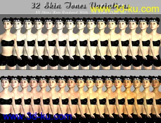 Amazing Skins for Belle 6 And Brodie 6 Bundle模型的图片15