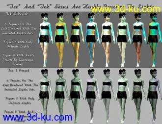 3D打印模型Amazing Skins for Belle 6 And Brodie 6 Bundle的图片