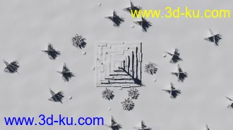 3D打印模型Ancient Grounds and 40 Poses for Genesis 8 and Warrior Couple的图片