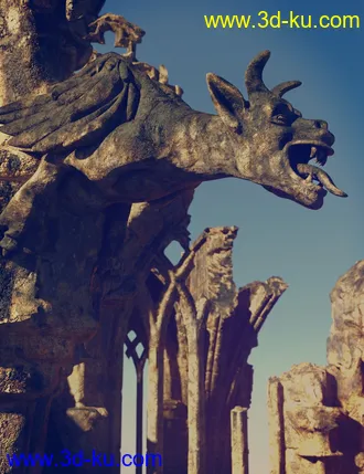 Ancient Legends - Gothic Cathedral Ruins模型的图片1