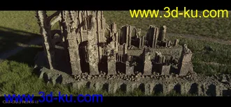 3D打印模型Ancient Legends - Gothic Cathedral Ruins的图片