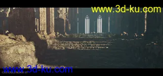 3D打印模型Ancient Legends - Gothic Cathedral Ruins的图片