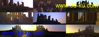 3D打印模型Ancient Legends - Gothic Cathedral Ruins的图片