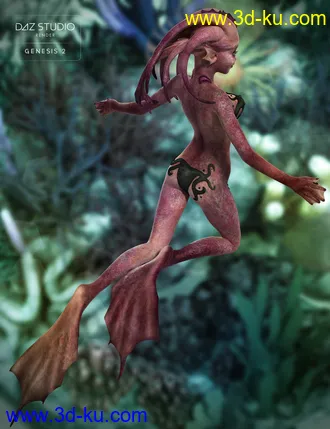 3D打印模型Anemone for Genesis 2 Female(s)的图片