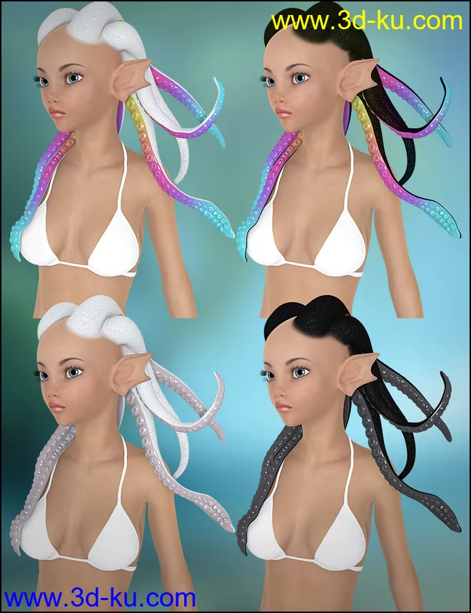 Anemone Hair Textures模型的图片6