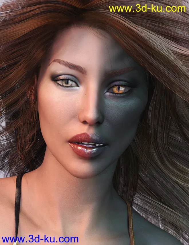 Angel HD and Her Dark Alter Ego for Genesis 8 Female模型的图片1