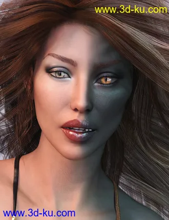 3D打印模型Angel HD and Her Dark Alter Ego for Genesis 8 Female的图片