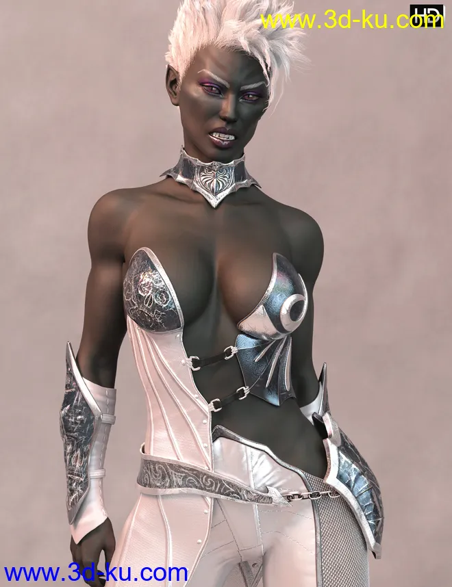 Angel HD and Her Dark Alter Ego for Genesis 8 Female模型的图片3