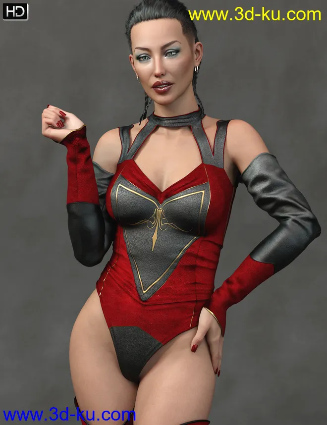 Angel HD and Her Dark Alter Ego for Genesis 8 Female模型的图片6