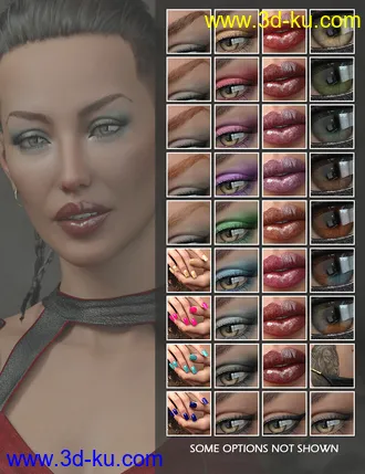 3D打印模型Angel HD and Her Dark Alter Ego for Genesis 8 Female的图片