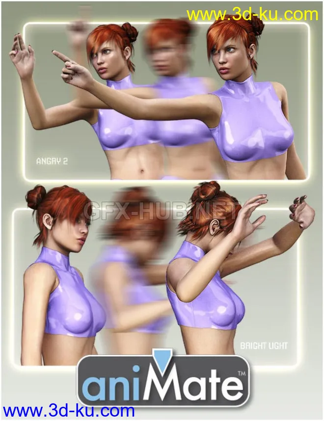 aniMate Gesture Pack 1模型的图片1