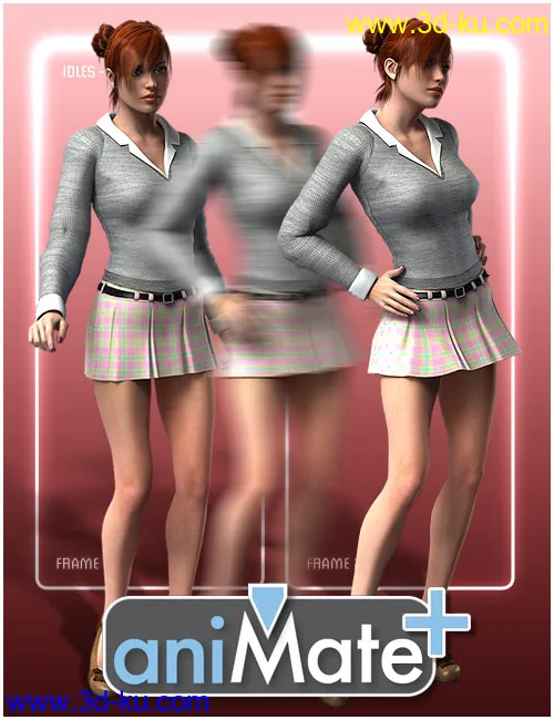 aniMate Idles for V4模型的图片1
