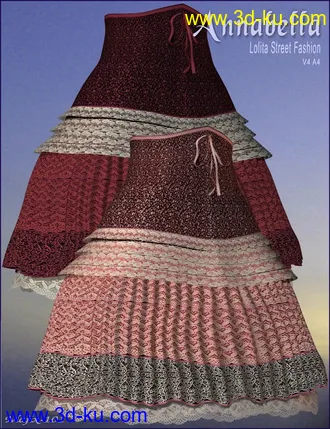 3D打印模型Annabella Fantasy Clothes的图片