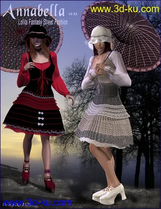 3D打印模型Annabella Fantasy Clothes的图片