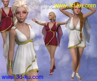 3D打印模型Aphrodite Attitude Dress for Gen2的图片