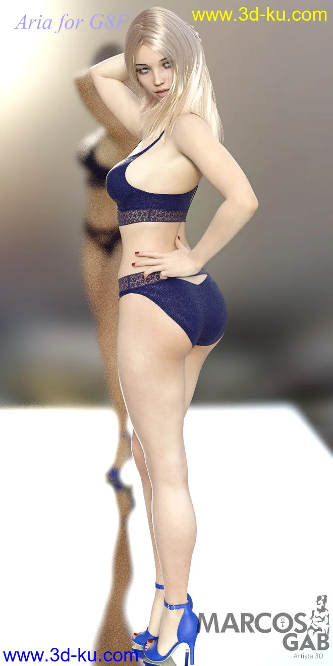 Aria For Genesis 8 Female模型的图片1