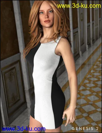 3D打印模型Arleya Dress for Genesis 2 Female(s)的图片