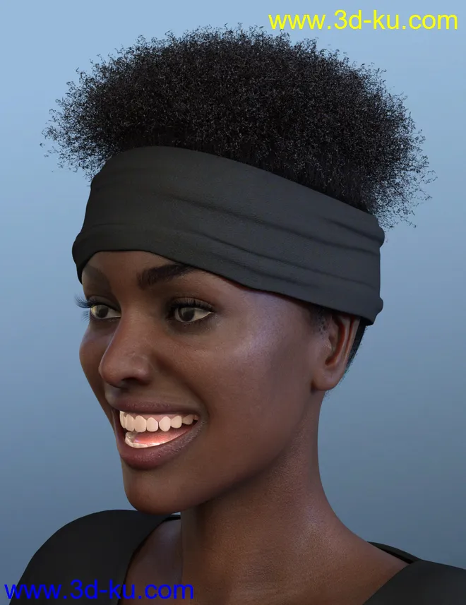 Artisan Hair for Genesis 8 Females模型的图片1