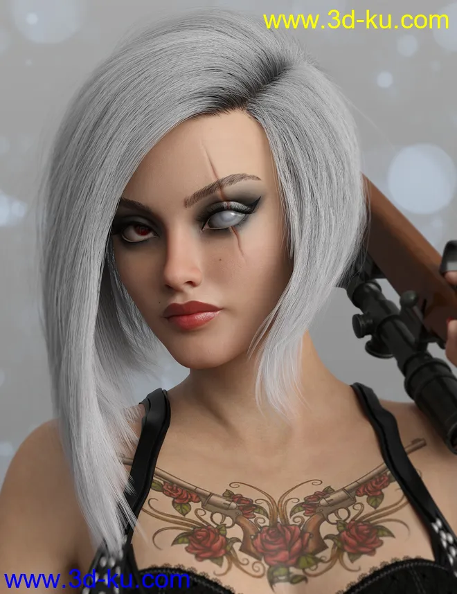 Ashe for Honni 8 and Genesis 8 Female模型的图片1