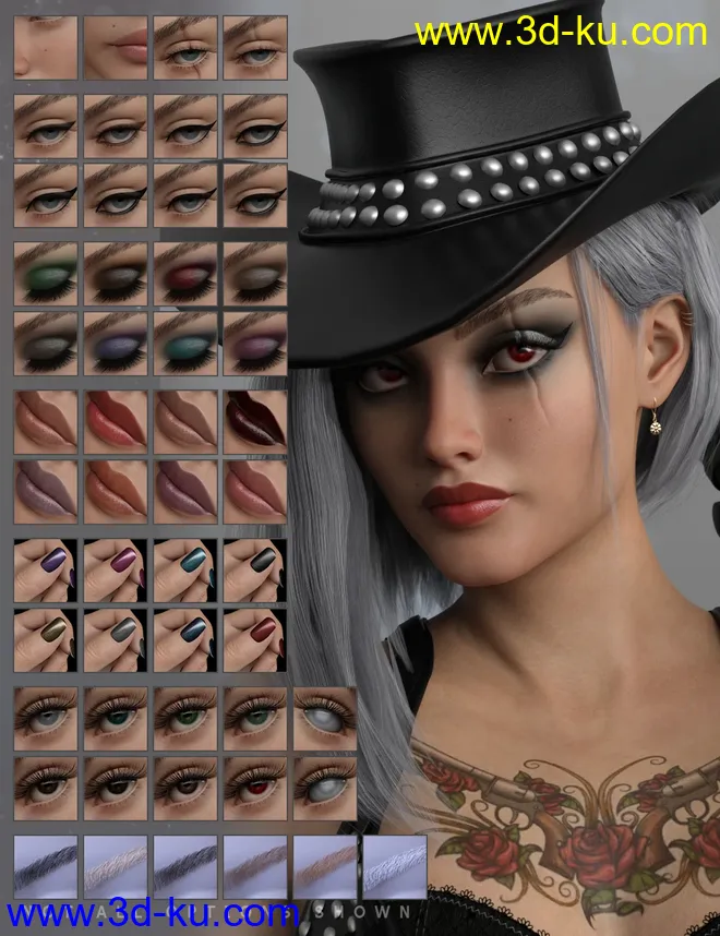 Ashe for Honni 8 and Genesis 8 Female模型的图片5