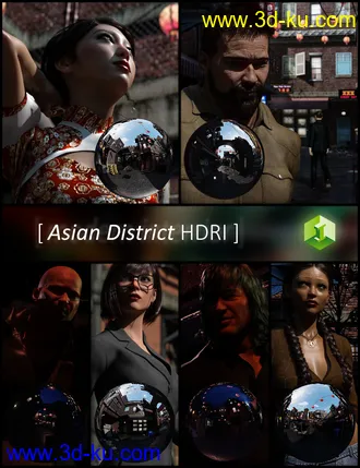 3D打印模型Asian District HDRI的图片