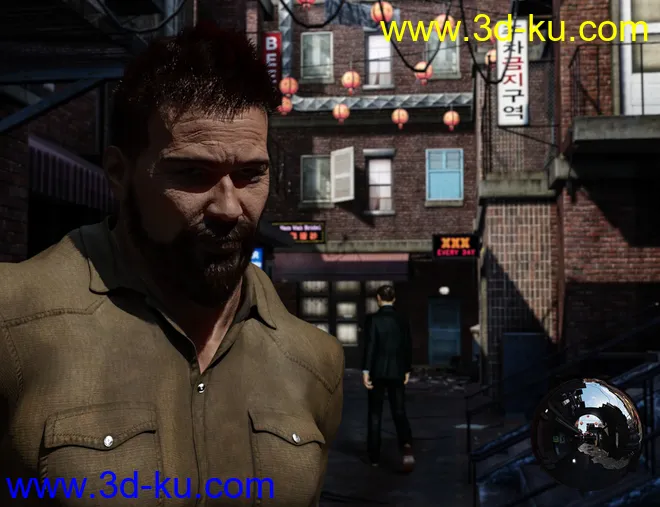 Asian District HDRI模型的图片2