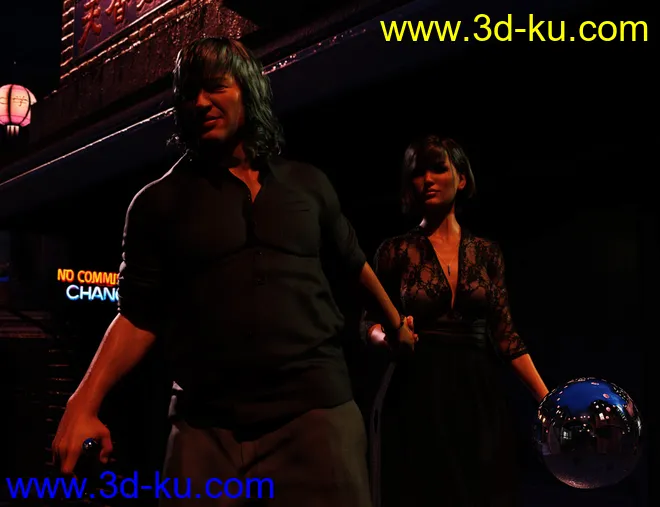 Asian District HDRI模型的图片5