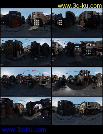 3D打印模型Asian District HDRI的图片