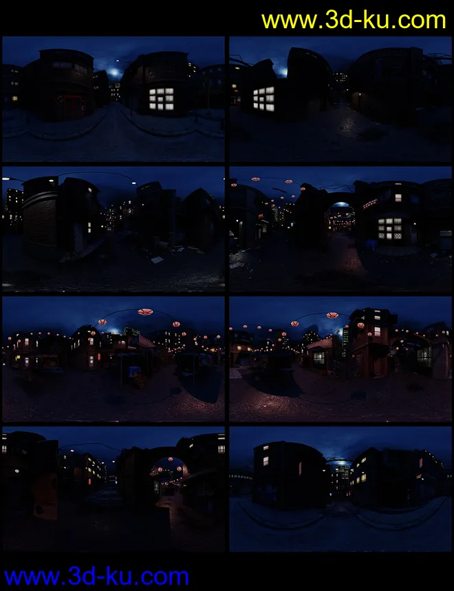 Asian District HDRI模型的图片7