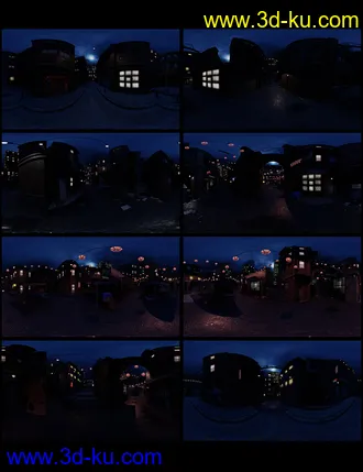 3D打印模型Asian District HDRI的图片