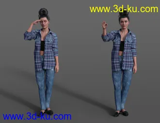 3D打印模型ASL Animations for Genesis 8.1 Female and Victoria 8.1的图片