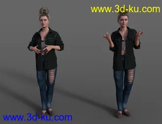 3D打印模型ASL Animations for Genesis 8.1 Female and Victoria 8.1的图片