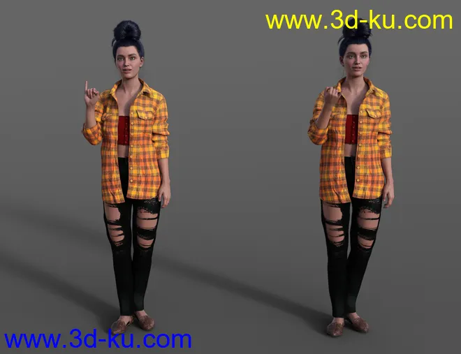 ASL Animations for Genesis 8.1 Female and Victoria 8.1模型的图片5