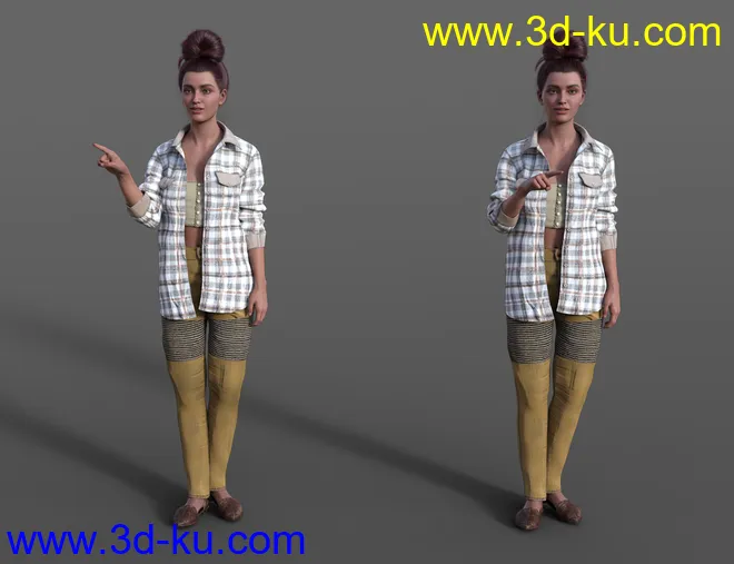 ASL Animations for Genesis 8.1 Female and Victoria 8.1模型的图片6