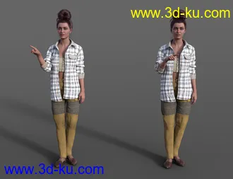 3D打印模型ASL Animations for Genesis 8.1 Female and Victoria 8.1的图片