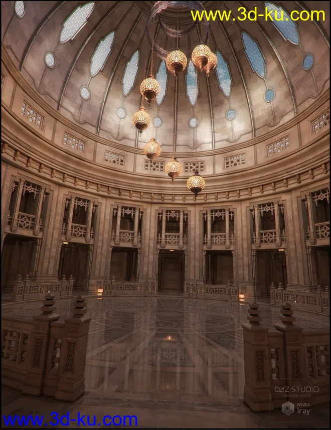 Aslan Court 2 Iray Addon模型的图片1
