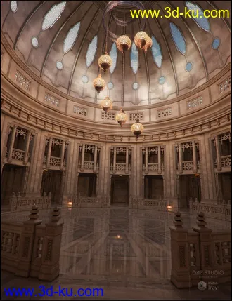 3D打印模型Aslan Court 2 Iray Addon的图片