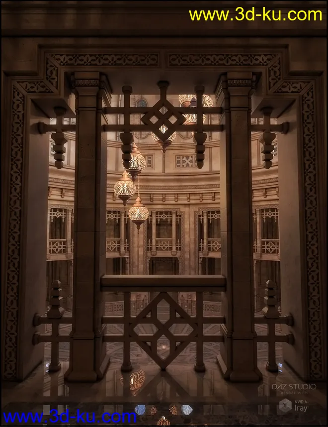 Aslan Court 2 Iray Addon模型的图片3