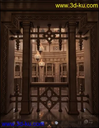 3D打印模型Aslan Court 2 Iray Addon的图片