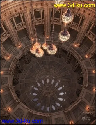 3D打印模型Aslan Court 2 Iray Addon的图片