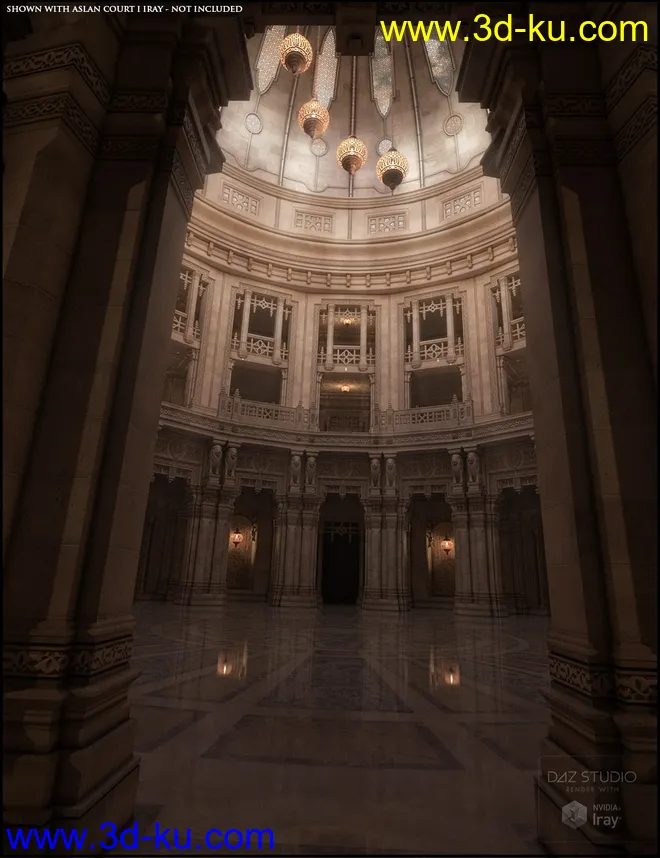 Aslan Court 2 Iray Addon模型的图片7