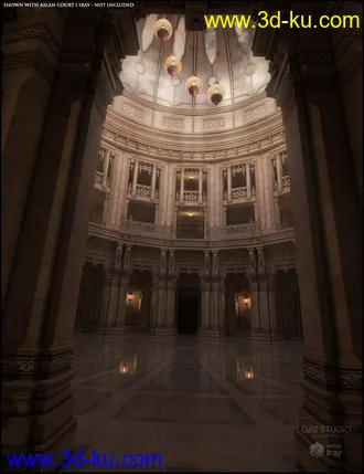 3D打印模型Aslan Court 2 Iray Addon的图片