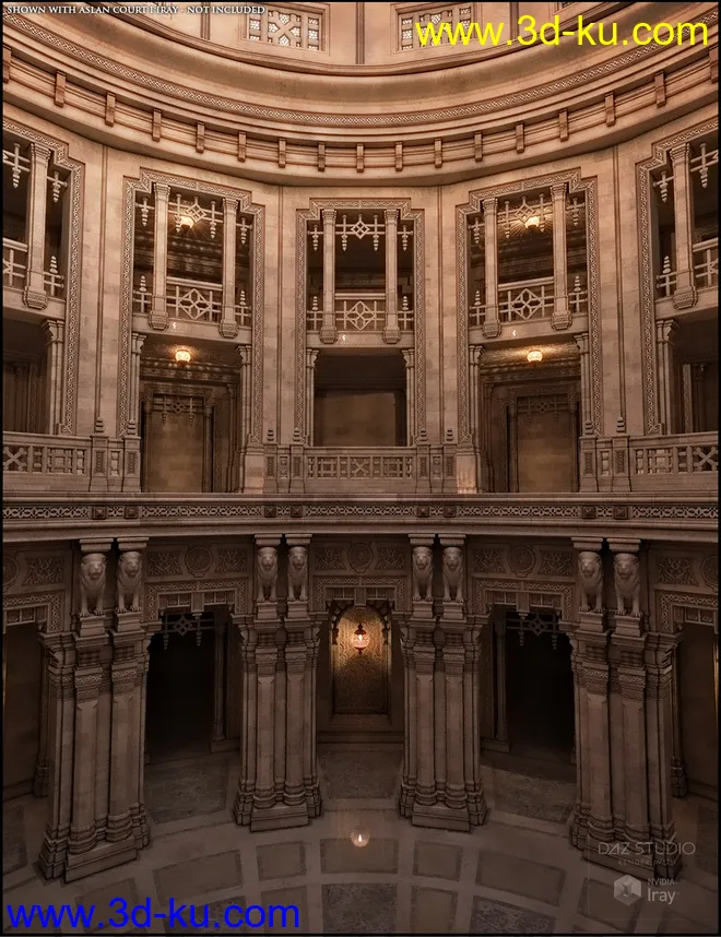 Aslan Court 2 Iray Addon模型的图片8