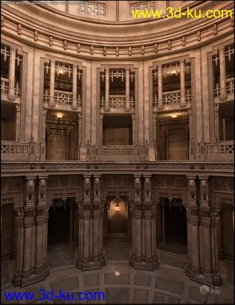 3D打印模型Aslan Court 2 Iray Addon的图片